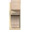 Ekena Millwork Merced Block Rough Sawn Outlooker, Douglas Fir, 8"W x 20"D x 20"H OUT08X20X20MRC05RDF - alternate 4